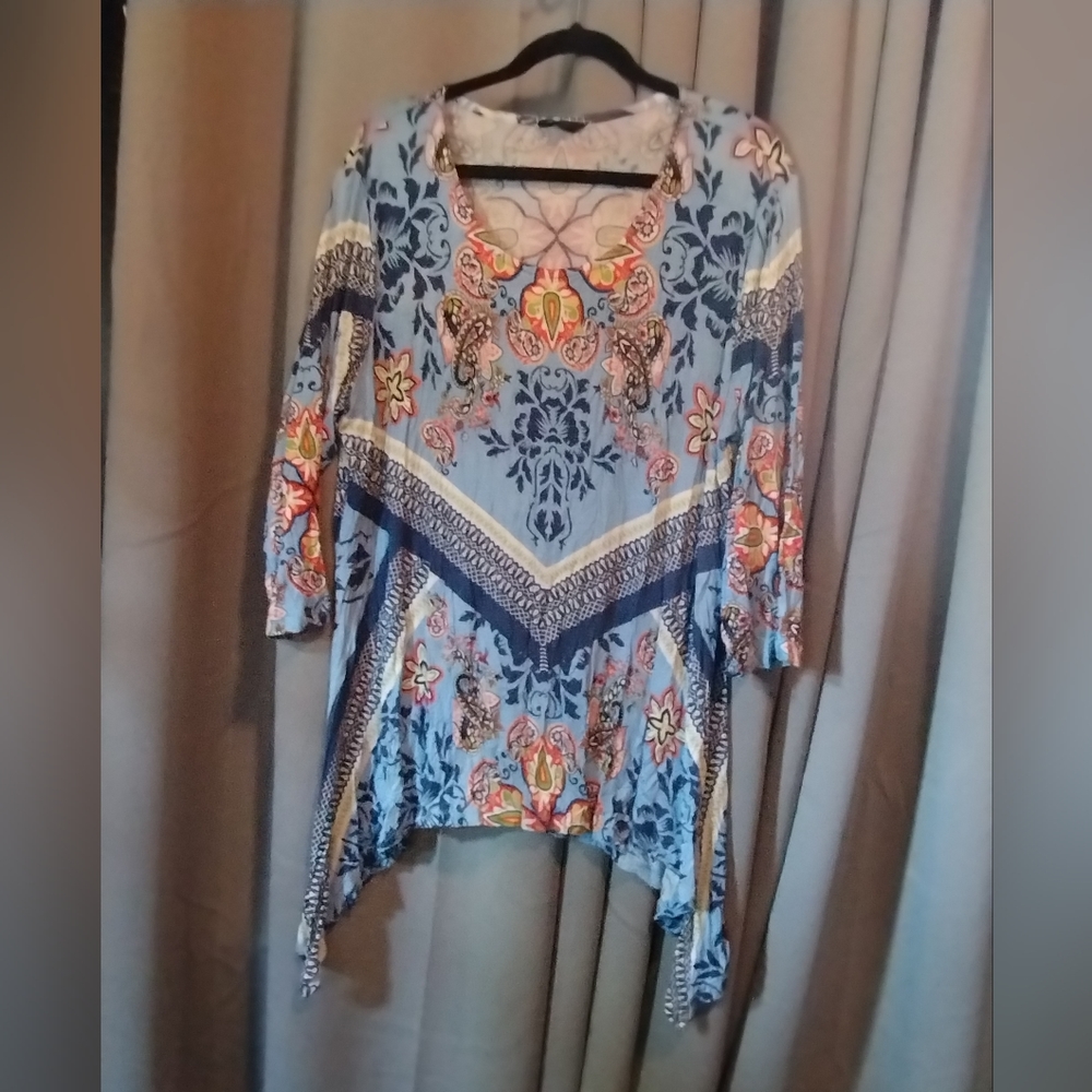 Boho 3/4 sleeve shirt